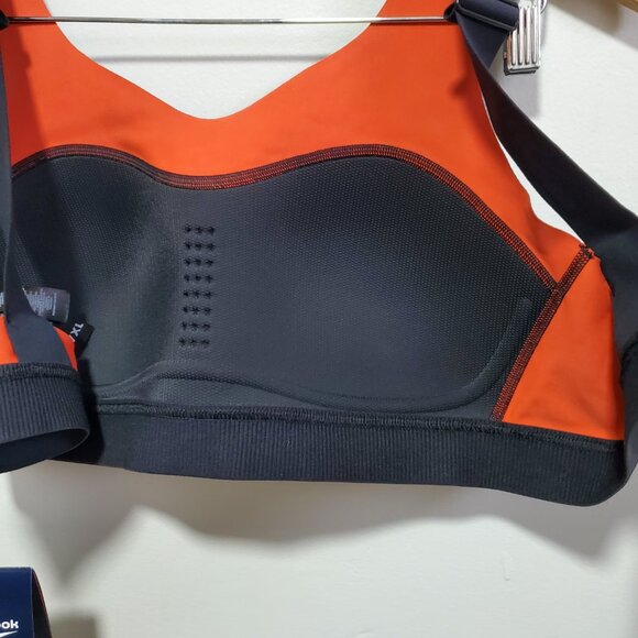 REEBOK NWT PureMove+ Bra MotionSense Adjustable Stretch Blk Women XL/2XL E-F Cup - Picture 7 of 14